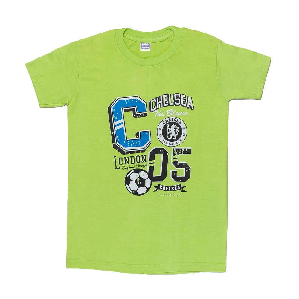 Powermerc Cotton Tees for Kids-Green